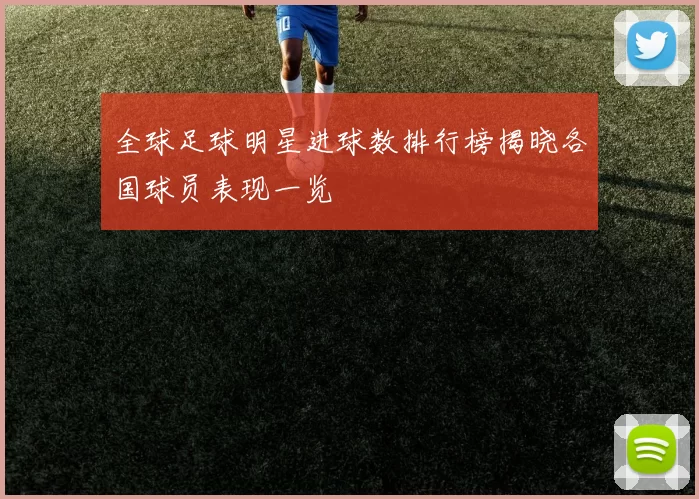 全球足球明星进球数排行榜揭晓各国球员表现一览